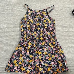 Girls Floral Romper